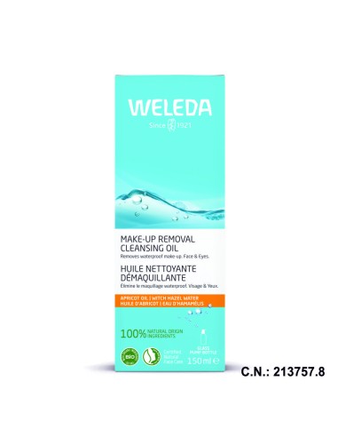 ACEITE LIMPIADOR DESMAQUILLANTE - 150ML.