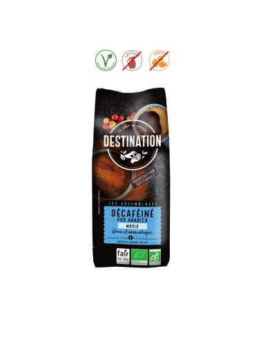 CAFE MOLIDO DESCAFEINADO 100% ARABICA (5) BIO - 