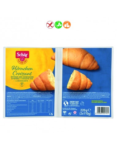 CROISANT 2+2 PIEZAS SIN GLUTEN - 220GR.