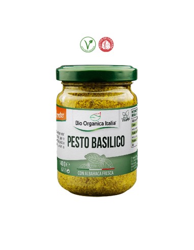 PESTO BASILICO ALBAHACA VEGANO BIO BOI - 140GR