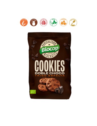 COOKIES ESPELTA DOBLE CHOCOLATE - 200GR.