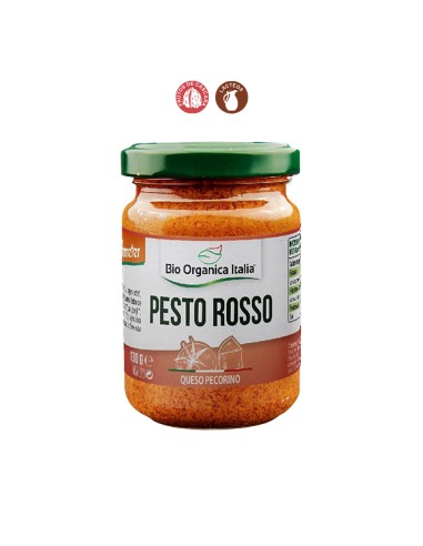 PESTO ROSSO QUESO PECORINO BIO BOI - 130GR