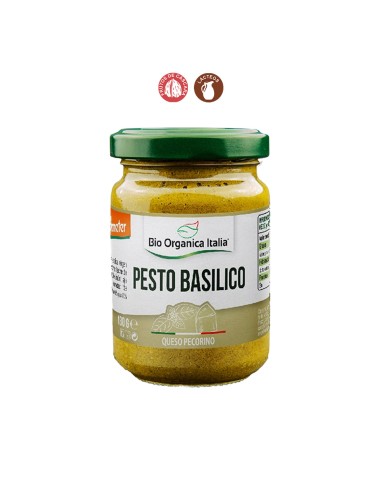 PESTO ALBAHACA QUESO PECORINO BIO BOI - 130GR.