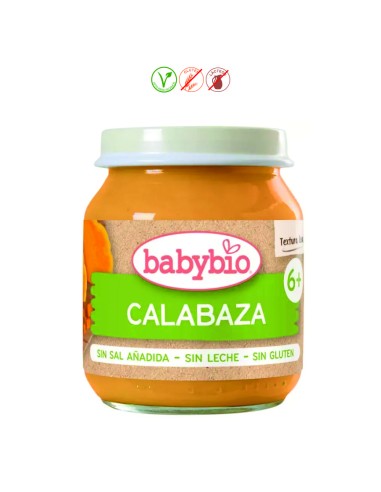 BABYBIO CALABAZA (+6M) - 130GR.