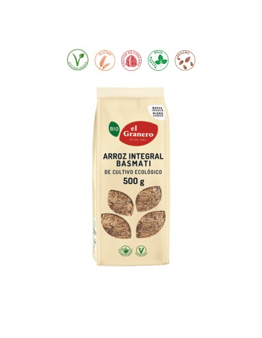 ARROZ INTEGRAL BASMATI BIO - 500GR.