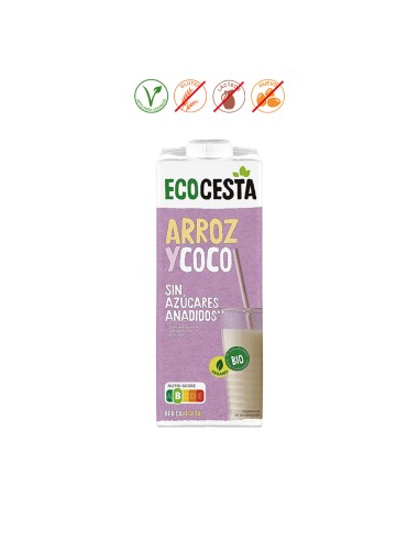  BEBIDA VEGETAL DE ARROZ Y COCO BIO - 1 LITRO