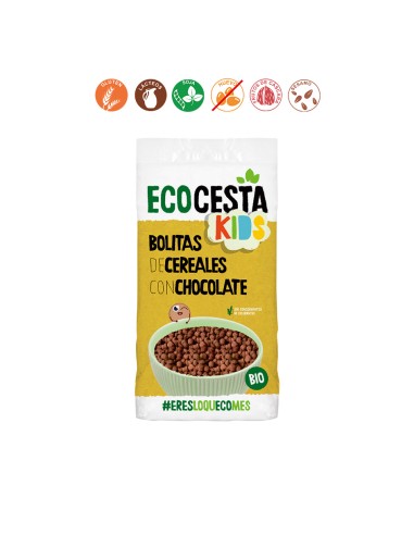  BOLITAS DE CEREALES CON CHOCOLATE BIO - 400GR.