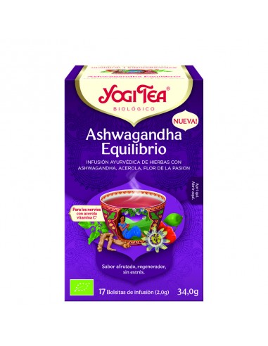 YOGI TEA ASHWAGANDHA EQUILIBRIO - 17 FILTROS