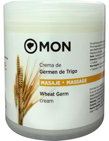 CREMA DE MASAJE CON GERMEN DE TRIGO - 1KG.