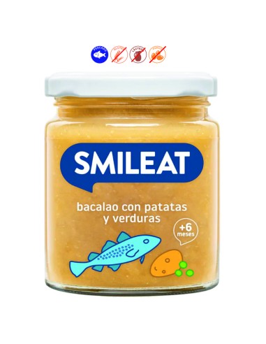 TARRITO BACALAO PATATAS Y VERDURAS (+6M) - 230GR.