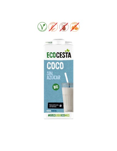  BEBIDA VEGETAL DE COCO SIN AZUCAR BIO - 1 L