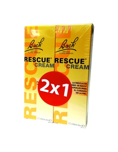 (D) PACK BACH RESCUE CREMA 2X1 - 30+30ML.