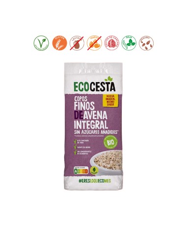  COPOS DE AVENA INTEGRALES SUAVES BIO - 500GR.