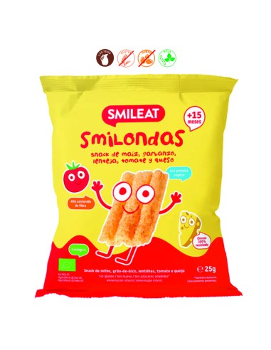 SMILONDAS TOMATE Y QUESO - 25GR.