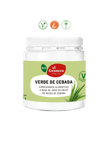  (D) (E) VERDE DE CEBADA BIO EN POLVO - 200GR.