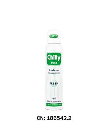 CHILLY DEO SPRAY FRESH  - 150ML.