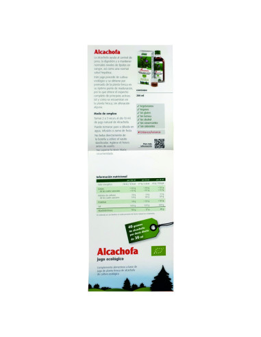 (X) FOLLETO FLYER ALCHACHOFA (CORESTEROL, DIG...)