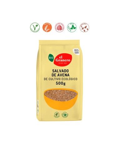 SALVADO DE AVENA BIO - 500GR.