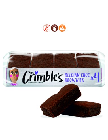 BROWNIE CHOCOLATE BELGA 4UDS - 190GR.