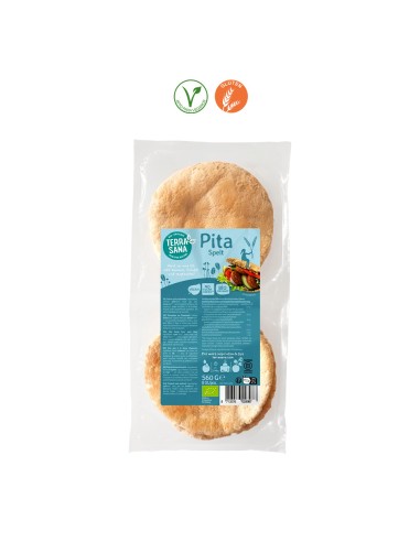 PAN PITA ESPELTA 8 PANES - 560 GR