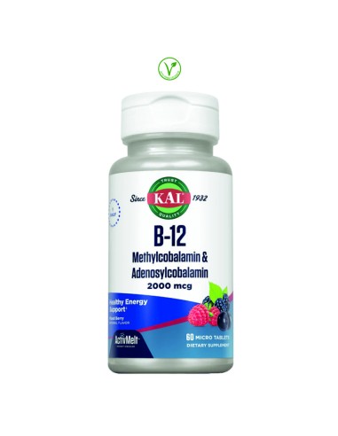 B12 MEHYLCOBALAMIN Y ADENOSILCOBALAMIN - 60 COMPRIMIDOS