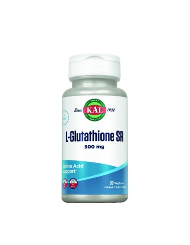 L GLUTATHIONE SR 500MG. - 30 CAPSULAS