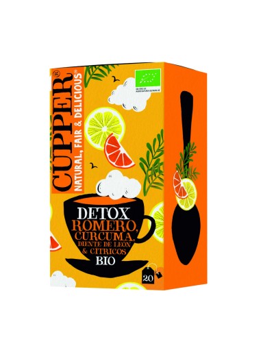 INFUSION DETOX ROMERO CURCUMA - 20 FILTROS