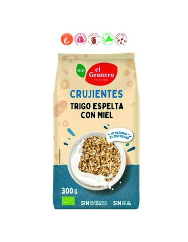 TRIGO ESPELTA HICHADA CON MIEL - 300GR.