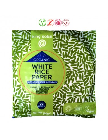 PAPEL DE ARROZ BIO (22 HOJAS) - 200GR.