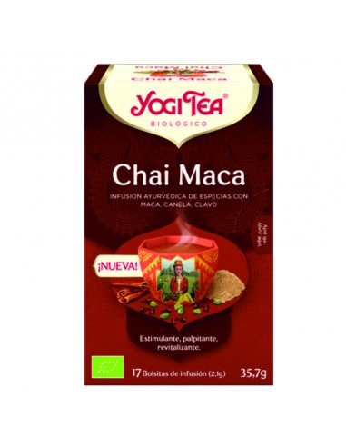 YOGI TEA CHAI MACA - 17 FILTROS