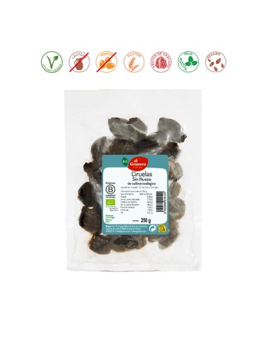 CIRUELAS SIN HUESO BIO - 250GR.