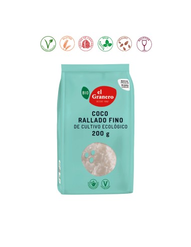 COCO RALLADO FINO BIO - 200GR.