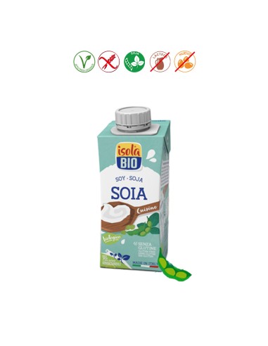 NATA PARA COCINAR DE SOJA BIO - 200ML.