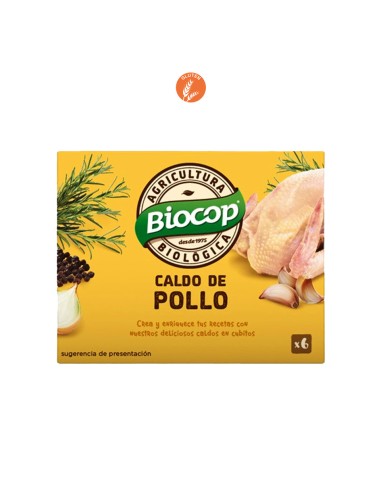 CALDO POLLO 6 CUBITOS - 66GR.