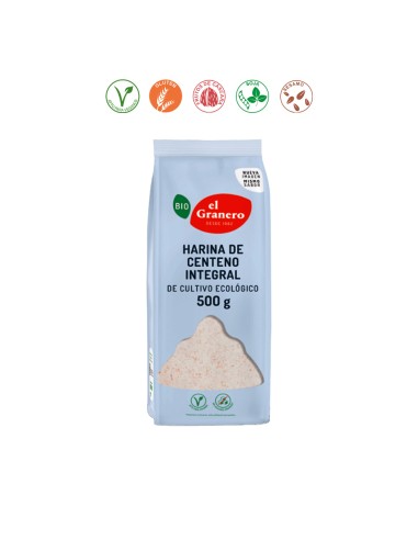 HARINA DE CENTENO INTEGRAL BIO - 500GR.