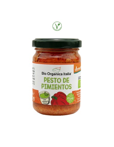 PESTO PIMIENTOS VEGANO BIO BOI - 140GR.