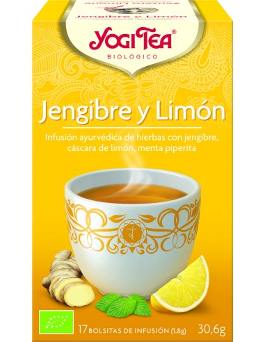 YOGI TEA JENGIBRE LIMON - 17 FILTROS