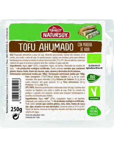 (F) TOFU AHUMADO - 250GR.