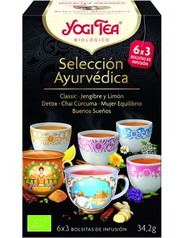 YOGI TEA FINEST  SELECCION AYURVEDICA - 18 FILTROS