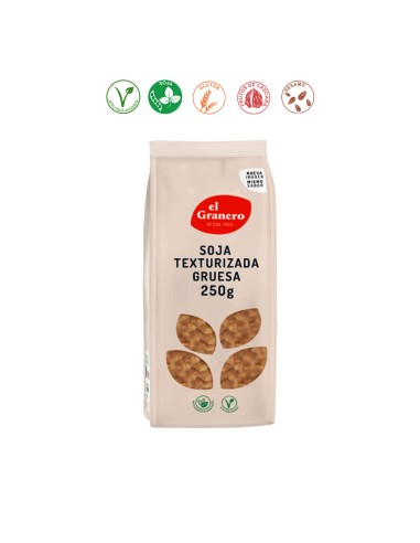 SOJA TEXTURIZADA GRUESA - 250GR.