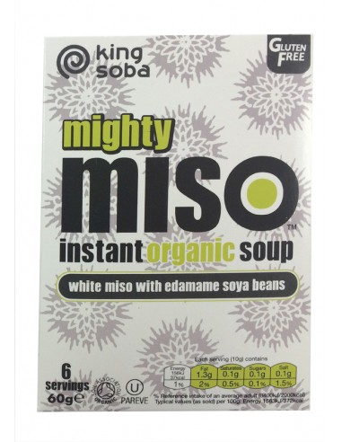 SOPA MISO SEMILLAS EDAMAME SIN GLUTEN BIO - 6X10GR