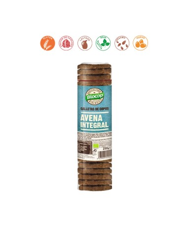 GALLETAS COPOS DE AVENA INTEGRAL - 250GR.