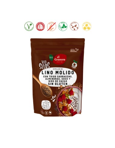 VITASEEDS LINO MOLIDO SARRACENO ALMENDRAS COCO Y C