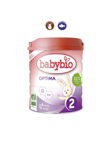 LECHE VACA BABYBIO OPTIMA 2 (+6 MESES) (F.FCIA) -