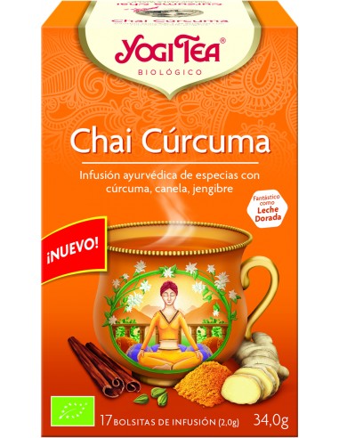 YOGI TEA CHAI CURCUMA - 17 FILTROS