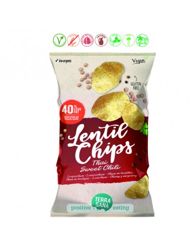 CHIPS DE LENTEJAS THAI CON CHILE DULCE - 75GR.