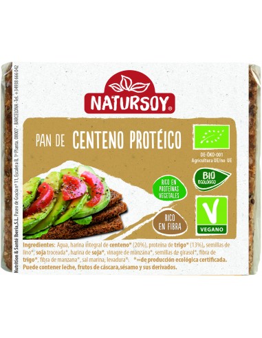 PAN DE CENTENO PROTEICO - 250GR.