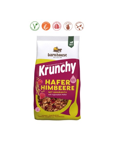 MUESLI KRUNCHY AMARANTO FRAMBUESAS Y ARONIA - 375GR.