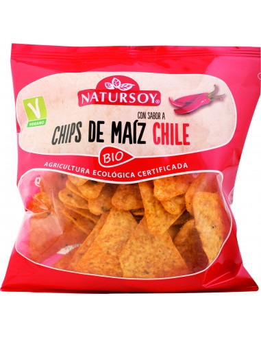 CHIPS DE MAIZ Y CHILI - 75GR.