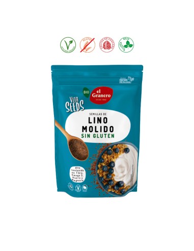 VITASEEDS LINO MARRON  MOLIDO BIO - 300GR.